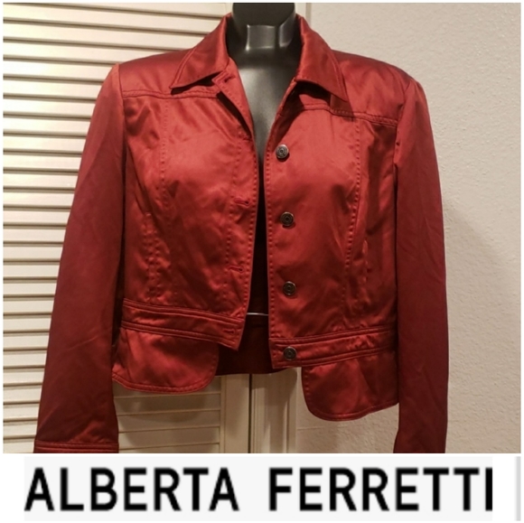 Philosophy by Alberta Ferretti Satin Jacket - Picture 1 of 7